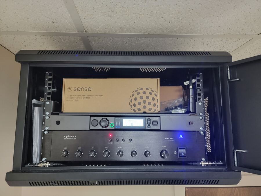 Audio Mixer and Rack Installation