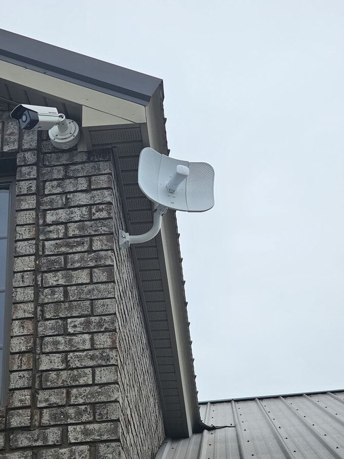 Outdoor Security Camera and WiFi Bridge