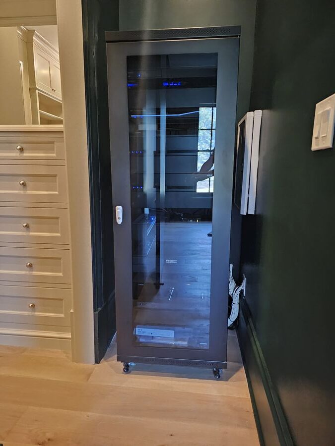 Networking Equipment Rack Installation