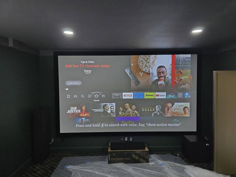 Home Theater Projector Setup